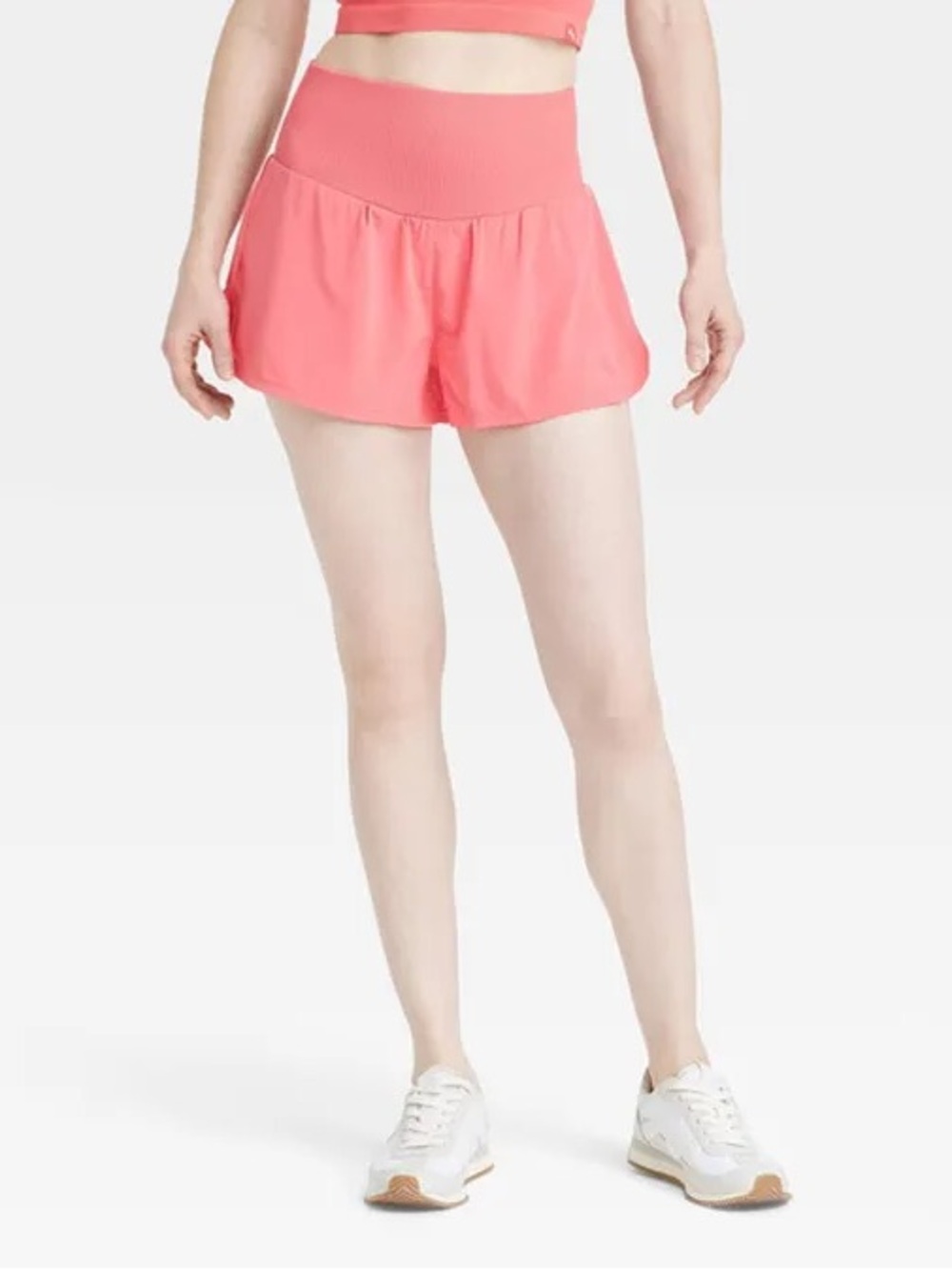 JoyLab dark peach/orange high waist athletic shorts sz XXL